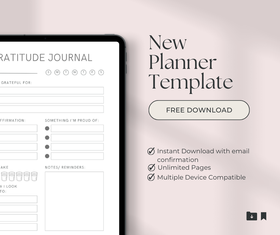 Minimalist Planner Page
